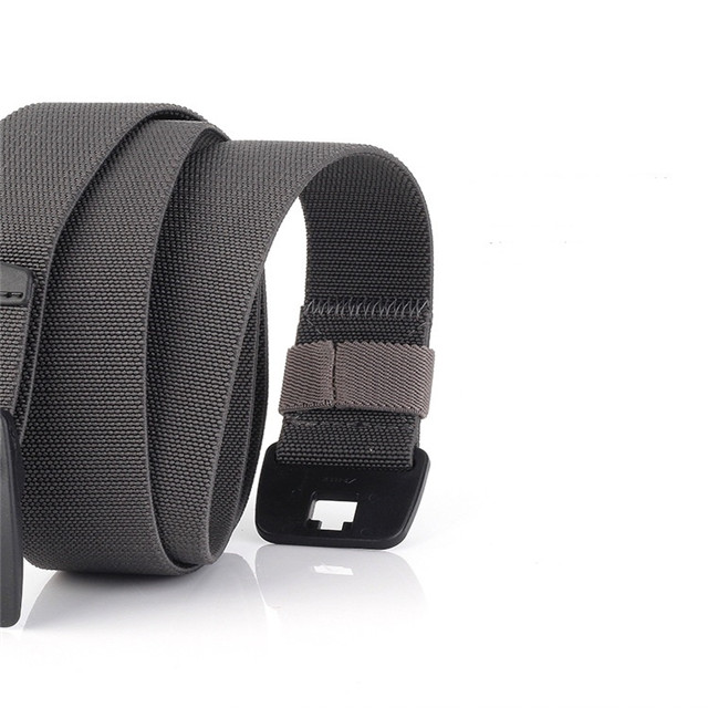 Thickened Security Belt Thickened Canvas Belt Elastic Stretch Leisure Belt for Men Can Be Customized