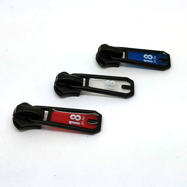 Wholesale Round Cloth Custom Metal Zipper Pull # 3 4 5 Zipper Slider with Lock