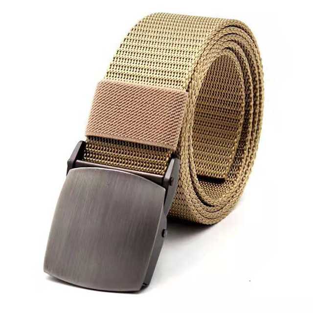 Wholesale Solid Color Military Canvas 100% Polyester Web Belt One Size Fits All 