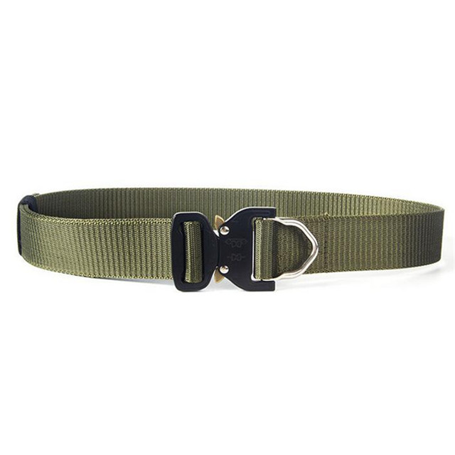 Wholesale Tactical Belts Nylon Military Belt with Metal Buckle High Strength Adjustable Training Hunting Belt Accessories 