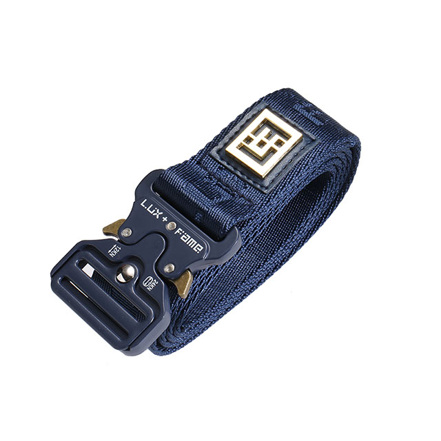 Highend Real Nylon Jacquard Logo Customized Military Tactical Belt with 38mm Cobra Buckle In Stock