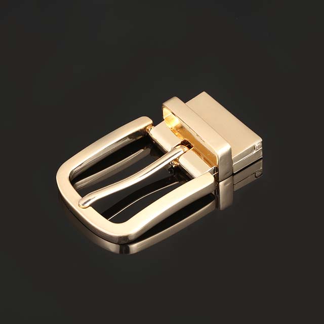 Gold Belt Buckle Reversible Pin Fashion Women's Custom Design Buckle Manufacturers