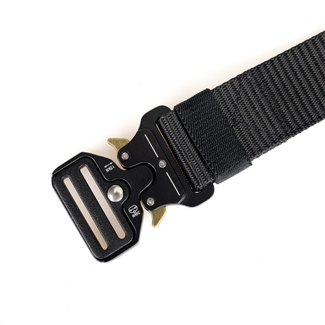 2019 Mens Tactical Belts Outdoor Heavy-Duty Quick-Release Metal Buckle Military Webbing Riggers Nylon Belts 