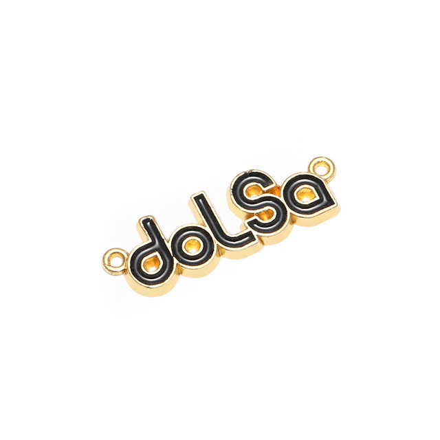 Good Quality Gold Plating Custom Metal Craft Label Logo for Handbag Factory Direct