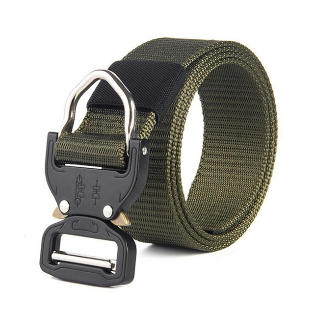 Wholesale Quick Release Security Police Duty Nylon Military Uniform Belt Outdoor Army Tactical Belt with Cobra Buckle 