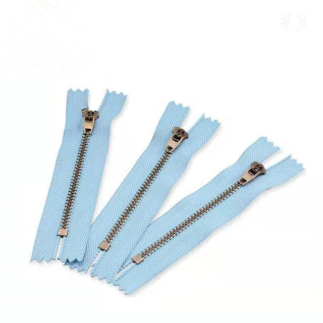 5# Brass Material Close-end Customized Wholesale Metal Zipper for Jeans 