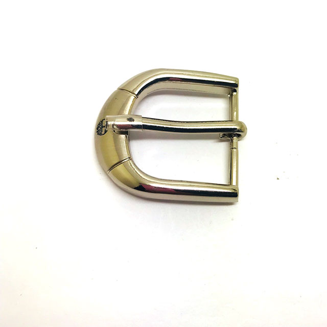 Brand Simple Custom Zinc Alloy Belt Pin Buckle With Laser Logo