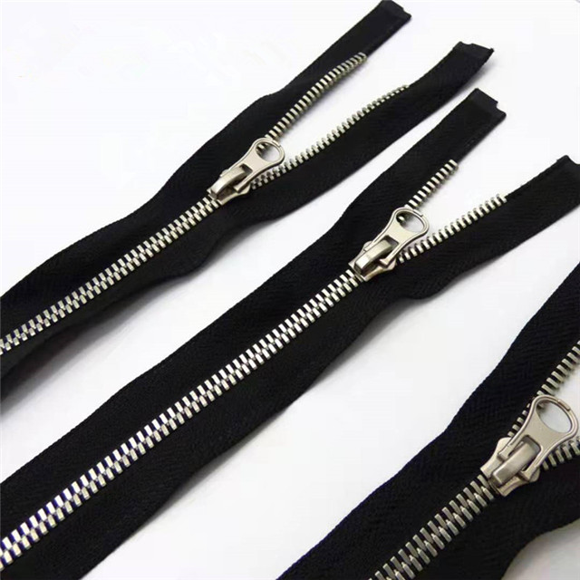 Wholesale Garment Accessories Manufacturer Fashion Open End Custom Factory Metal Pvc Waterproof Zipper Nylon Zipper 